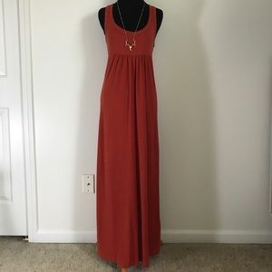 Standard James Perse Rusty Red Orange Maxi Dress